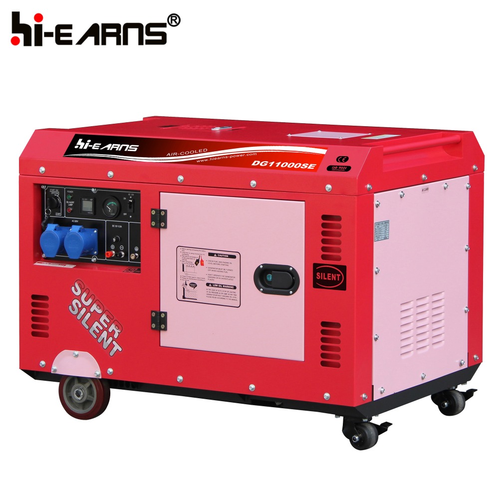 Air cooled silent Diesel Power generator with 198FA engine new arrival