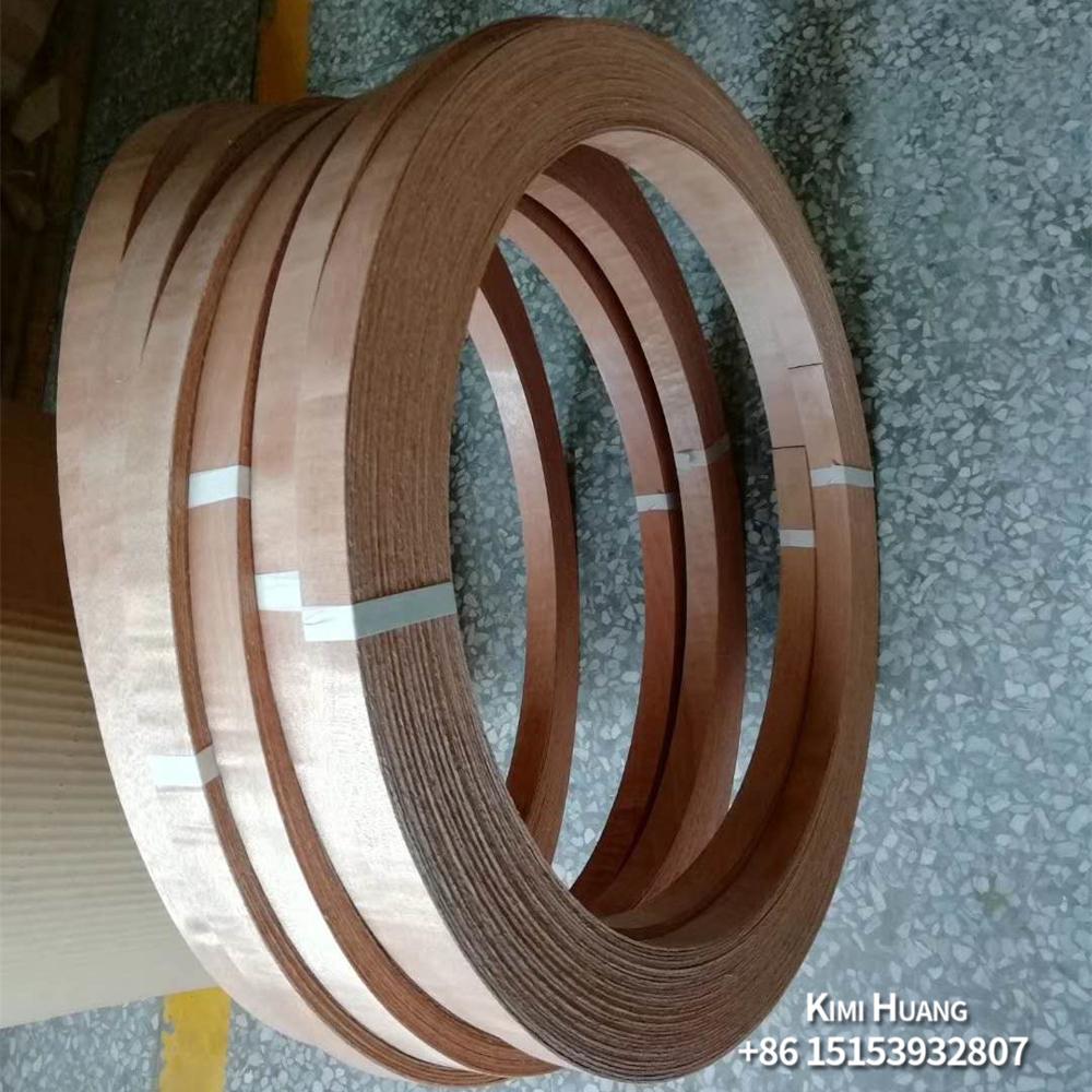 cherry wood veneer edge banding furniture veneer edge banding