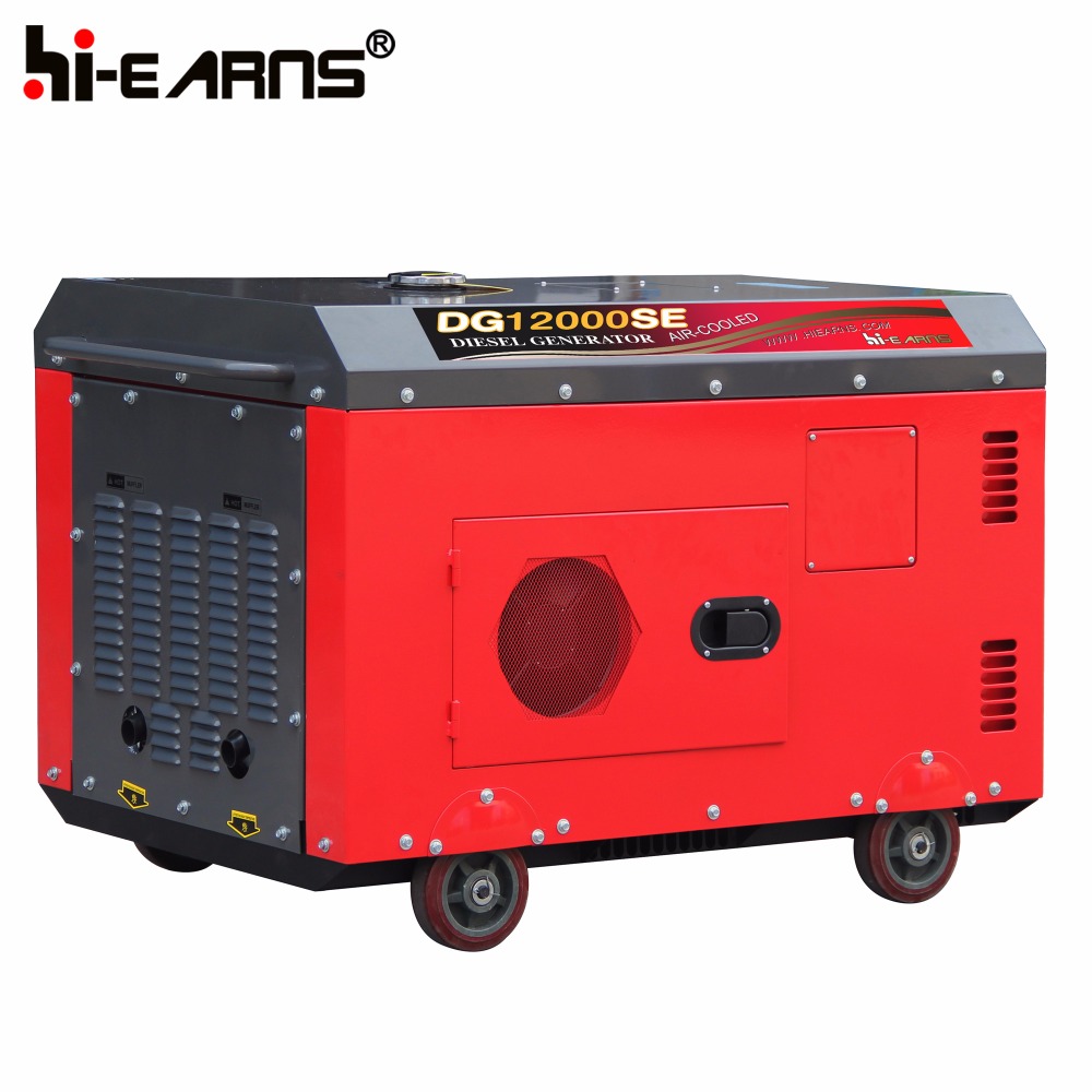 AC three phase 2V86 diesel engine silent 10kva portable generator