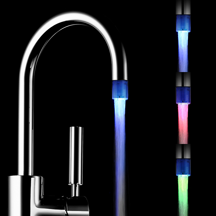 New Arrival Led Waterfall Faucet With RGB Colors Changing Water Tap