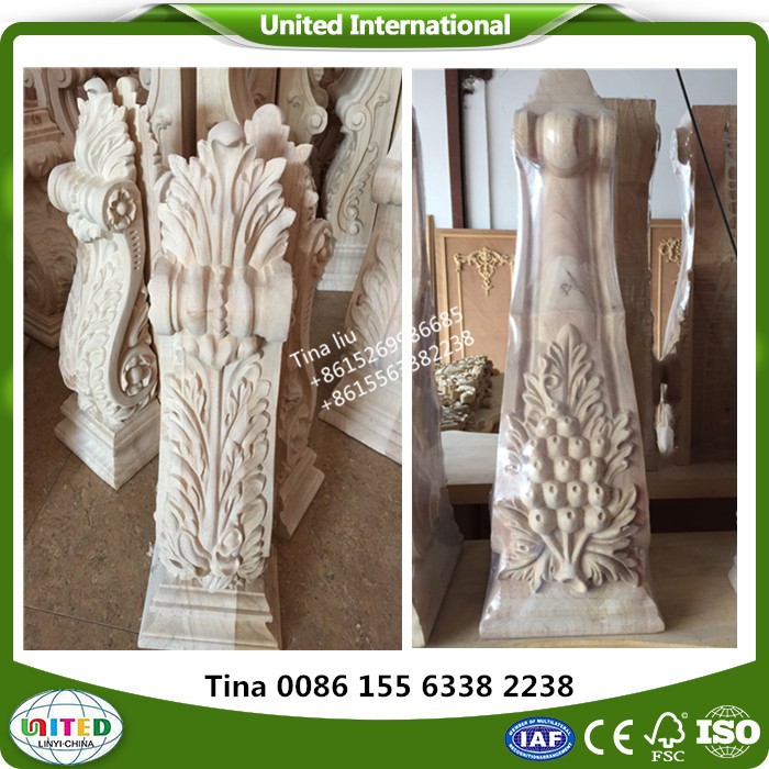 CNC wood parts cheap wood corbel