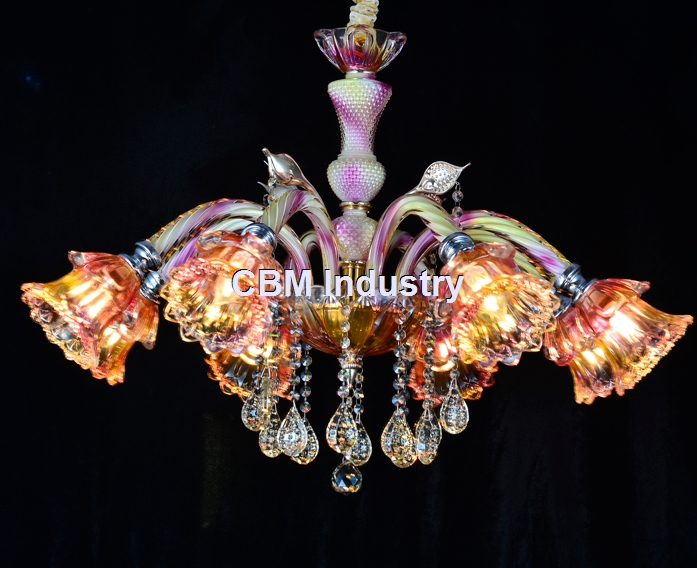 Professional modern chandelier for high ceilings , chandelier lamp holder , chandelier remote usb