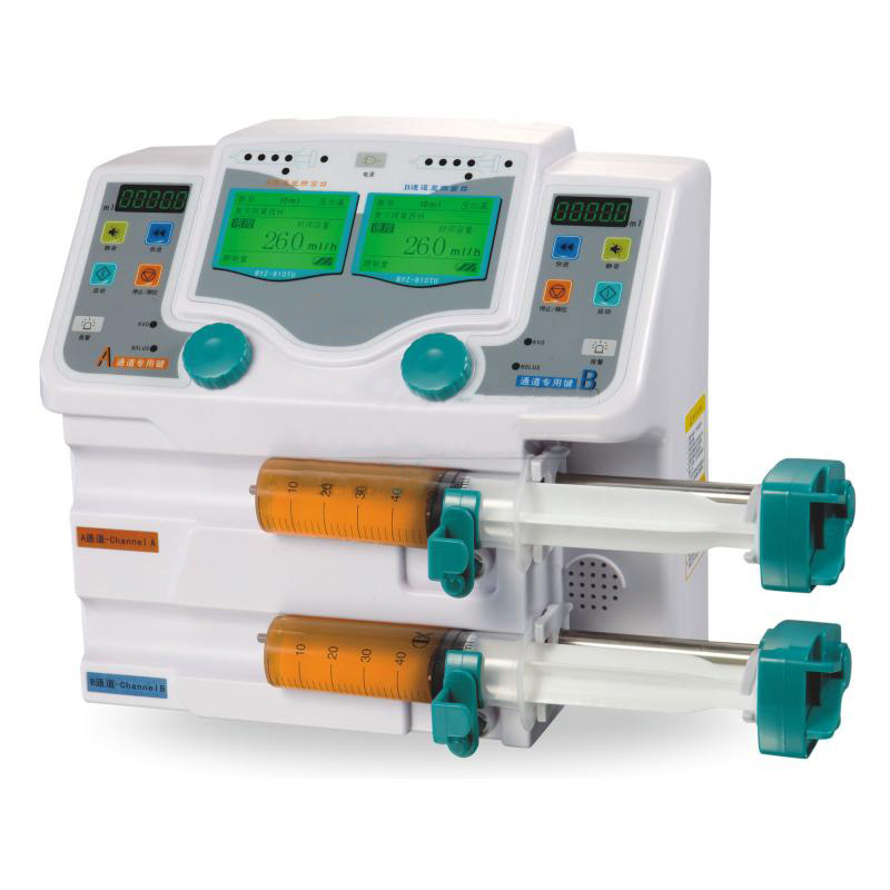 Hospital Medical Equipment Portable Double Channel Intelligent Syringe Pump Price BYZ-810T Price