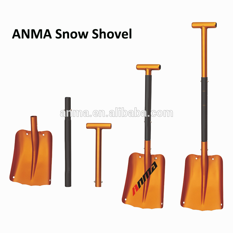 Adjustable Multi color car snow shovel set aluminum snow shovel