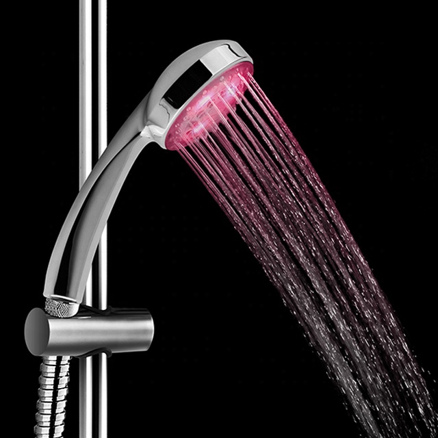 New Arrival LED Shower 3 Colors Change Bathroom Accessories High Pressure Shower Head