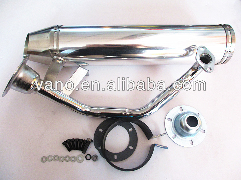 qmb139 scooter 2 stroke GY6 150cc scooter muffler