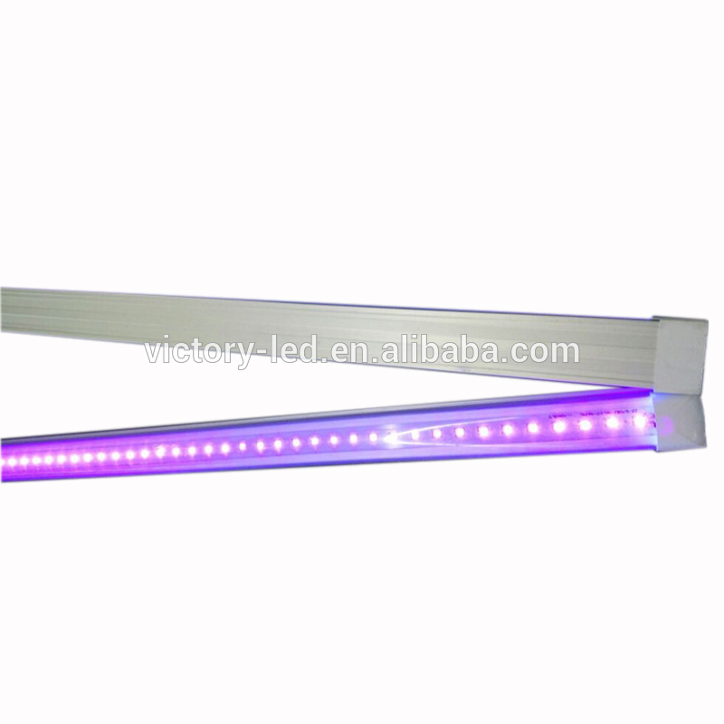 385nm uv tube t8 light 4ft purple tube lamp 85-265v led tube light