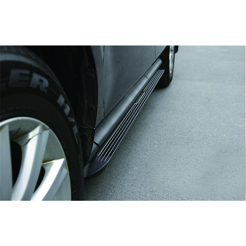 Black Car Side Pedal Running Boards