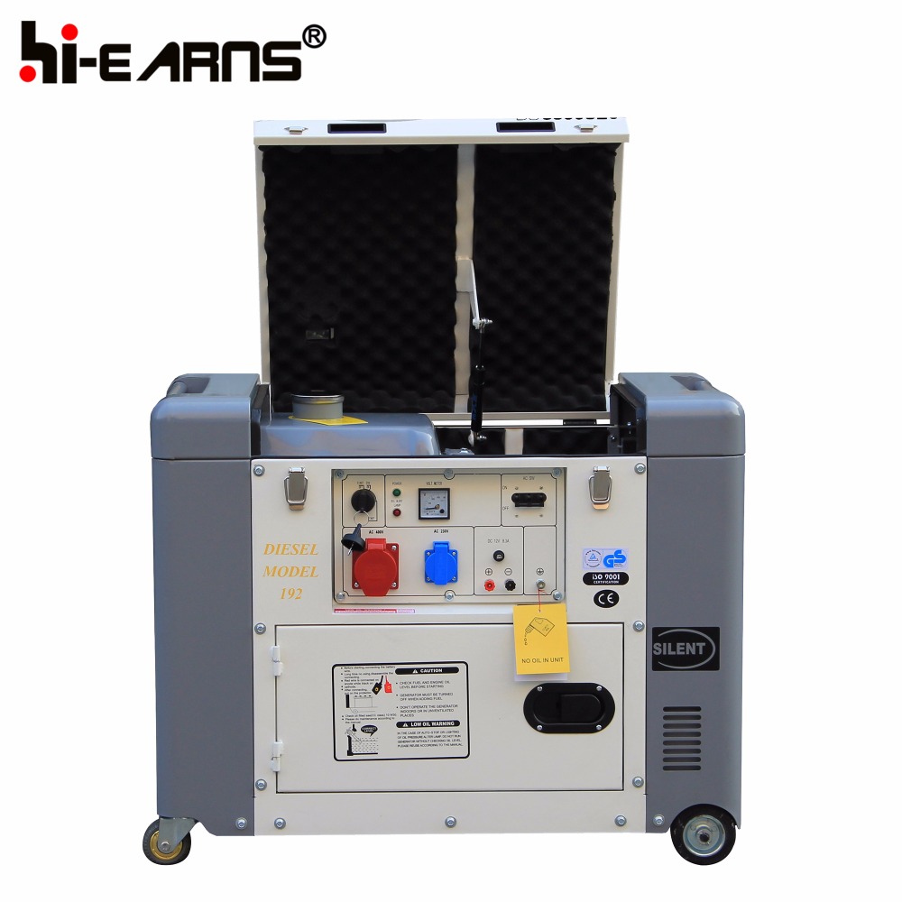 3KVA silver silent diesel generator set