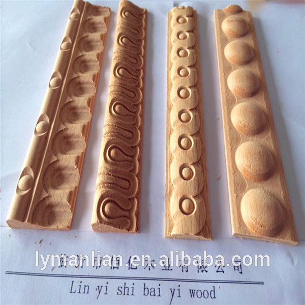 hand carved wood moulding / decorative wooden molding