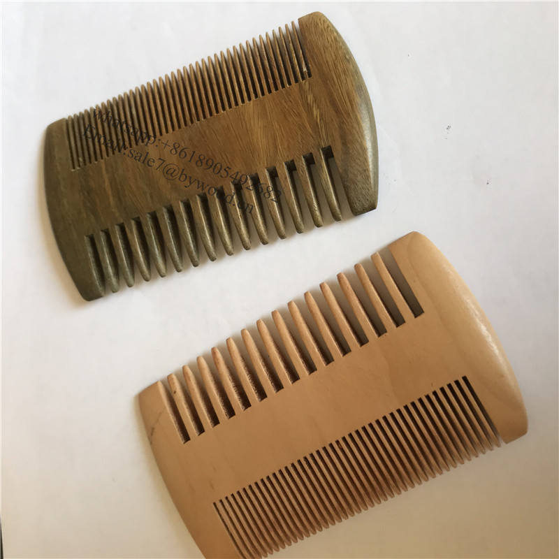 double tooth comb personalized beard comb