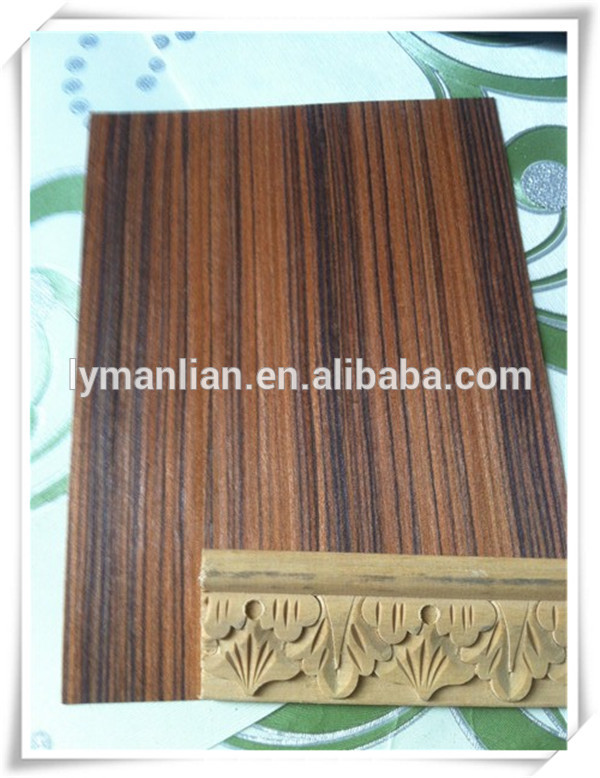 rosewood wood grain recomposed veneer for furniture door plywood flat cut
