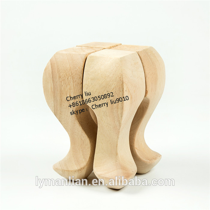 carved decoration Wooden Furniture Legs Wooden Chair Legs