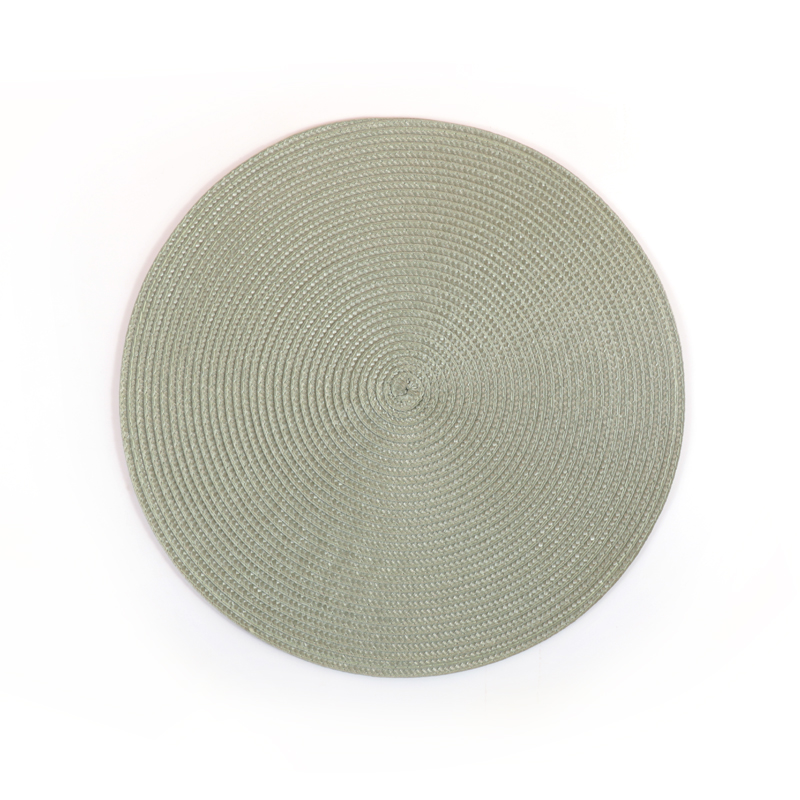 Tabletex Eco-Friendly general plastic pp round woven kitchen placemat