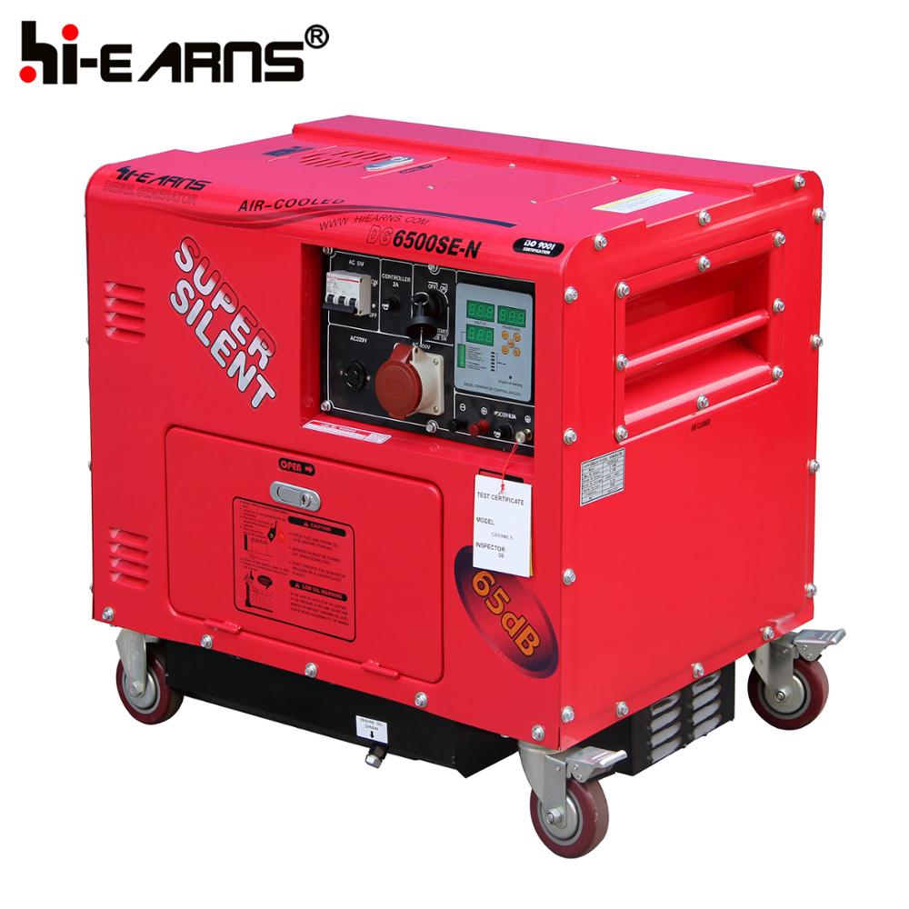 5KVA Super silent 65dB digital panel diesel generator