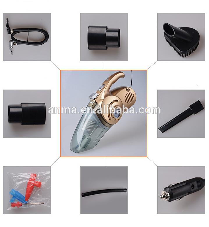Converter for 12v car steam vacuum cleaner with air pump