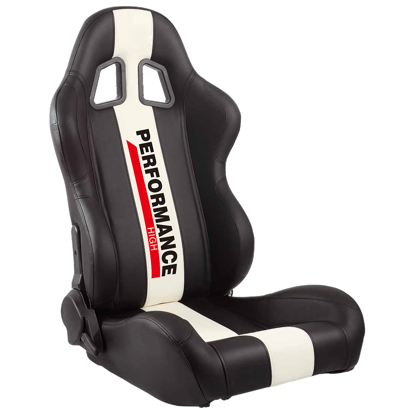 PU leather adjustable car racing seat