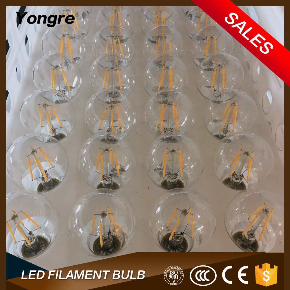 2017 new design indoor lighting led light led bulb e27 glass led bulb