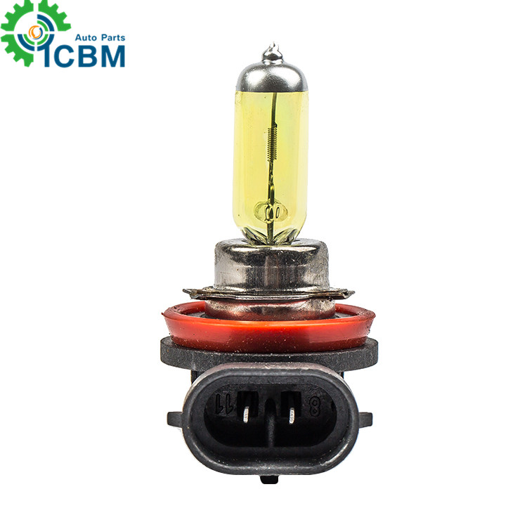 Auto lamp h8 white blue yellow 12v 35w h8 halogen bulb