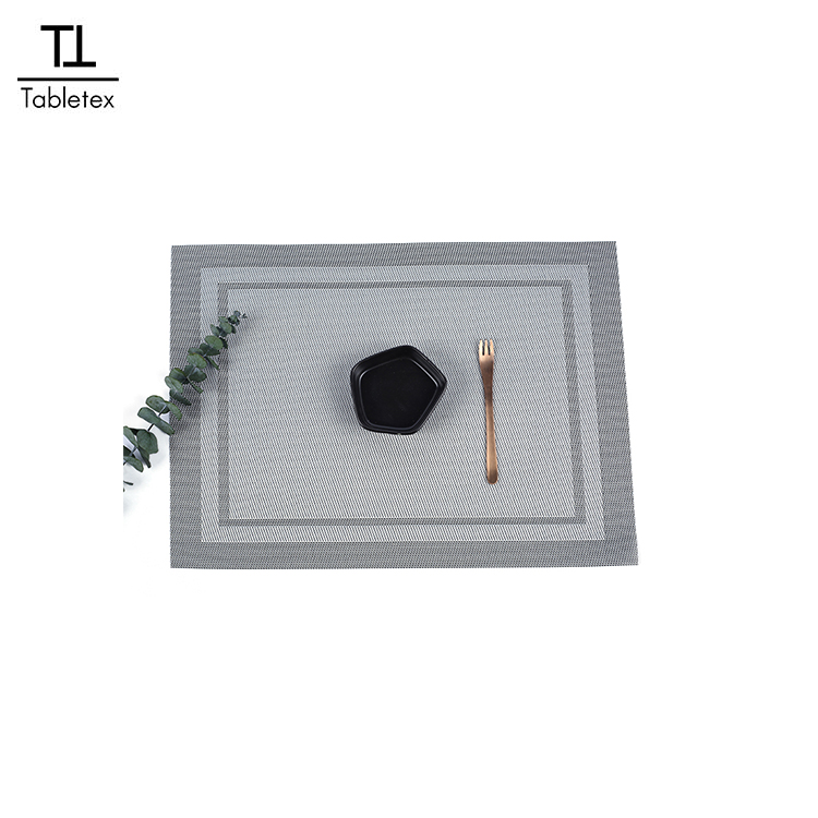 Tabletex dining table anti slip waterproof pvc woven placemat