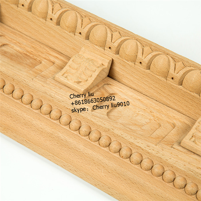 carved wood molding/crown wood mouldings/elegant carved resin gold flower