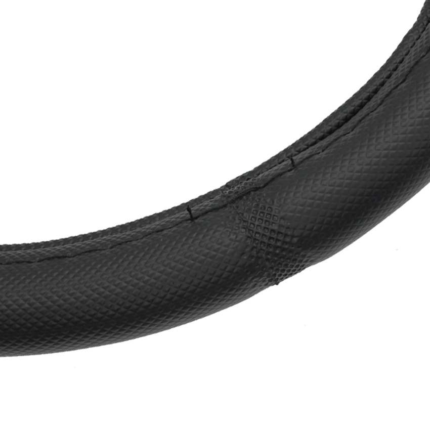 Reflective Steering Wheel Cover Cover 38*8.2CM black rubber ring
