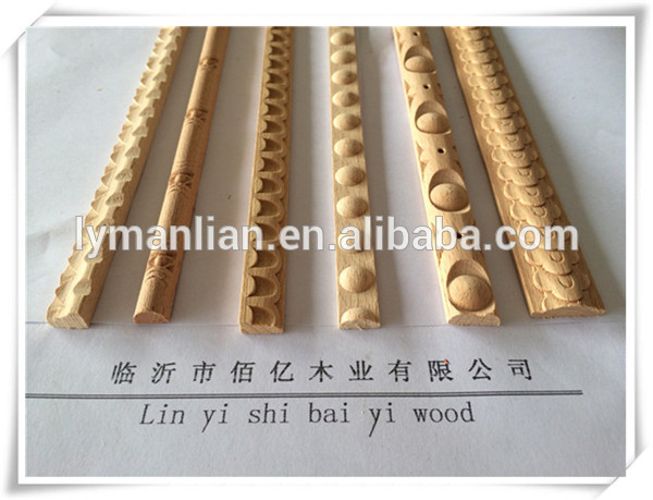 solid wood moulding/carved wood moulding/shadow box frame moulding