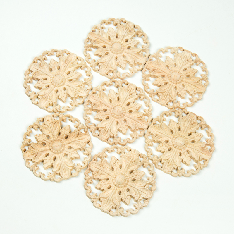 Solid wood carving pattern wood carving rosettes