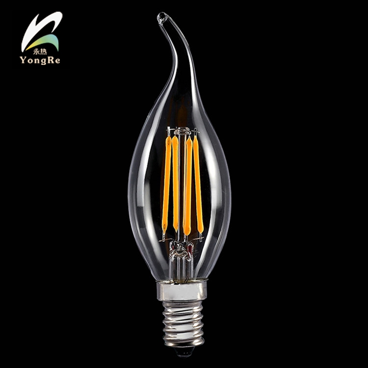 Classic Style Vintage Bulb C35 Globe Lights E14 Led Candle Lamp 4000K