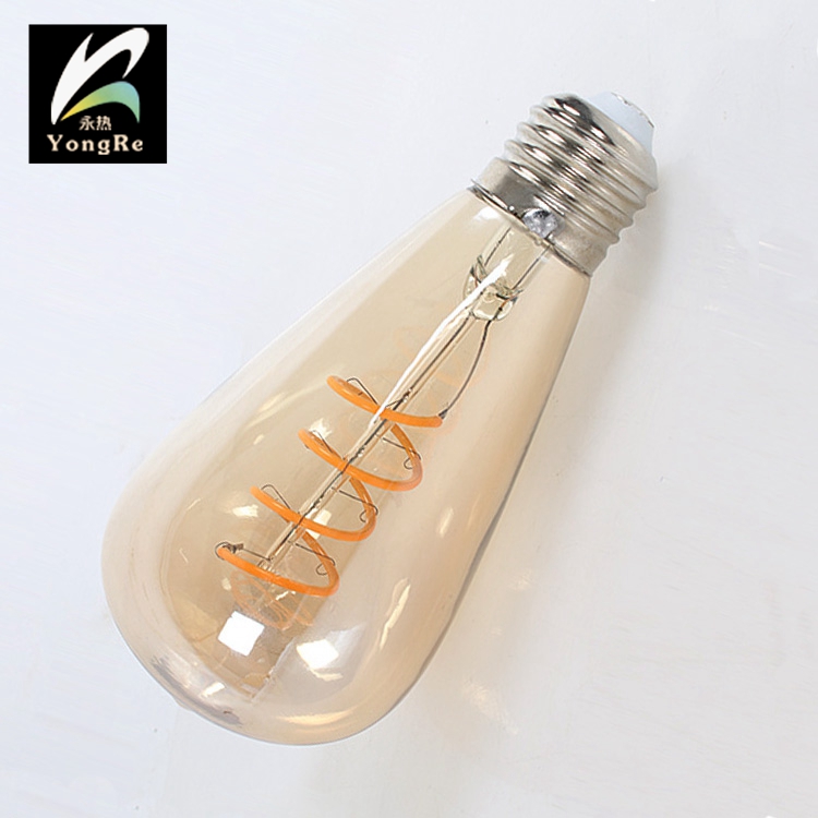 Lamp Light E27 Bulb St64 Retro Edison Led Filament Bulbs