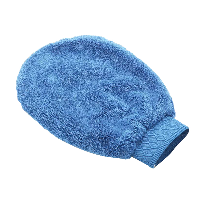 Wholesale custom microfiber chenille car cleaning glove automobile wash mitt glove