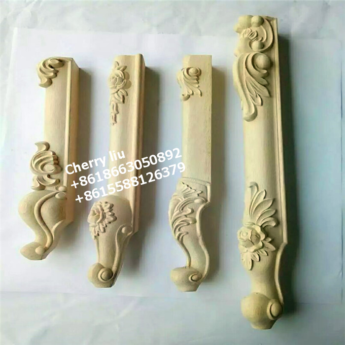 Unfinished Wood Carving Furniture Chair Table Legs Foot