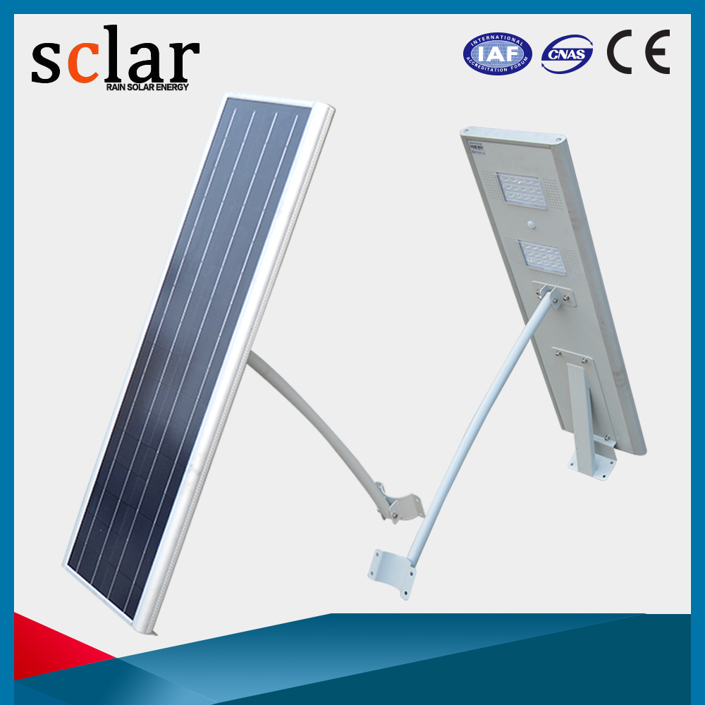 2017 New 80W Integrated Install On 10Meters Height Solar Power Freeway Highway Street Light