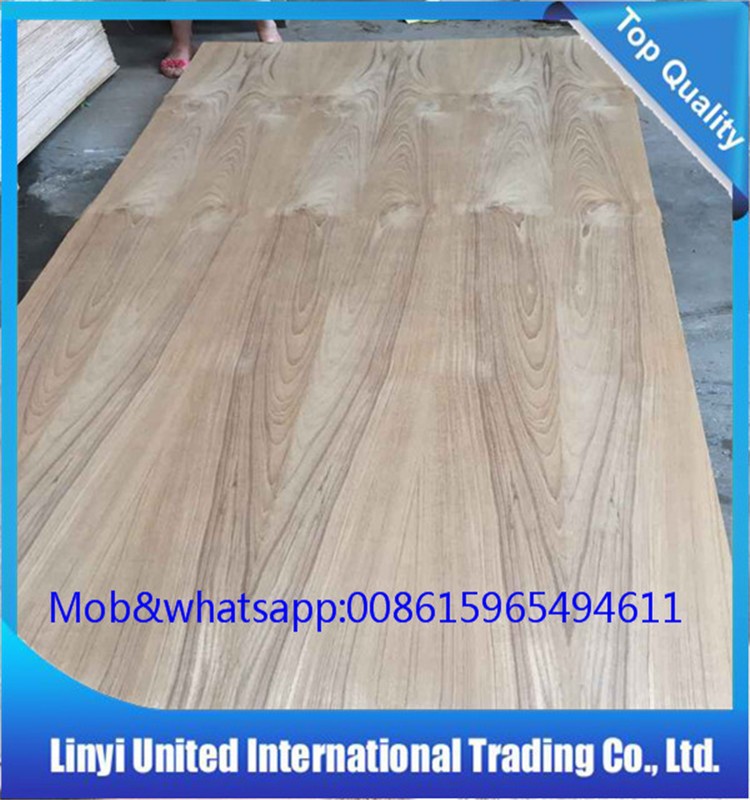 natural teak veneered plywood
