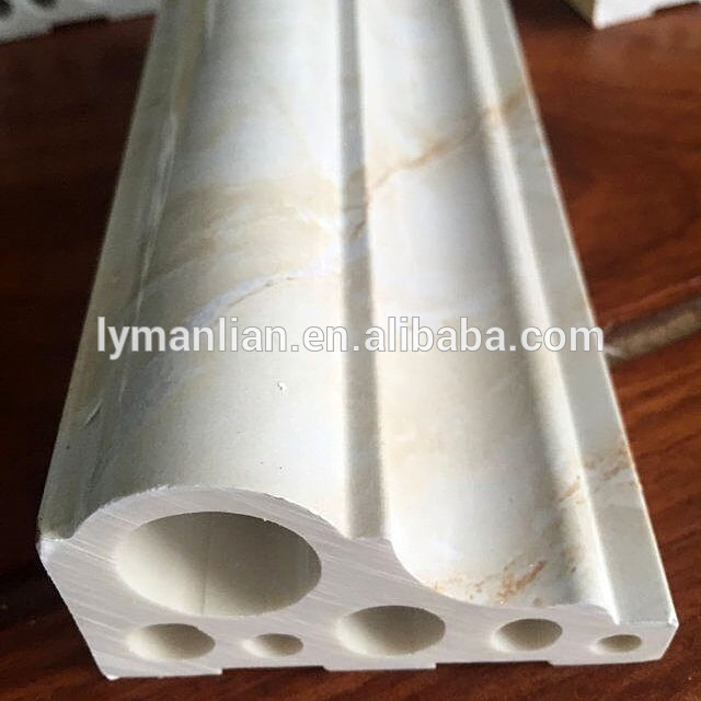 plastic crown moulding/teak wood moulding/pine wood moulding