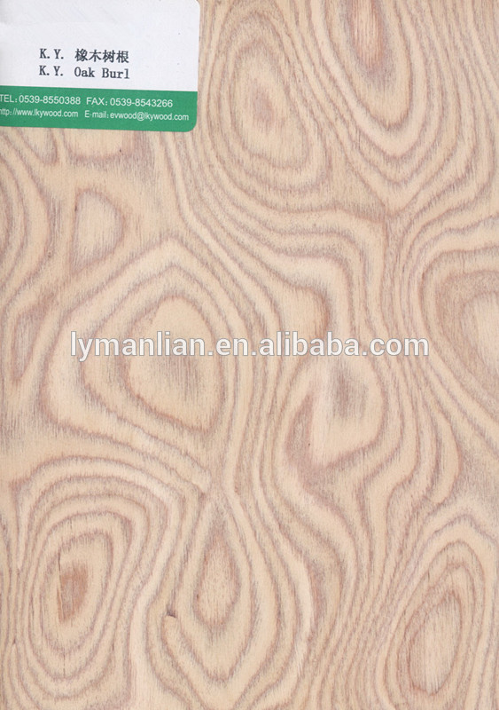 Natural Chinese Burl Wood Veneer,Decoration material