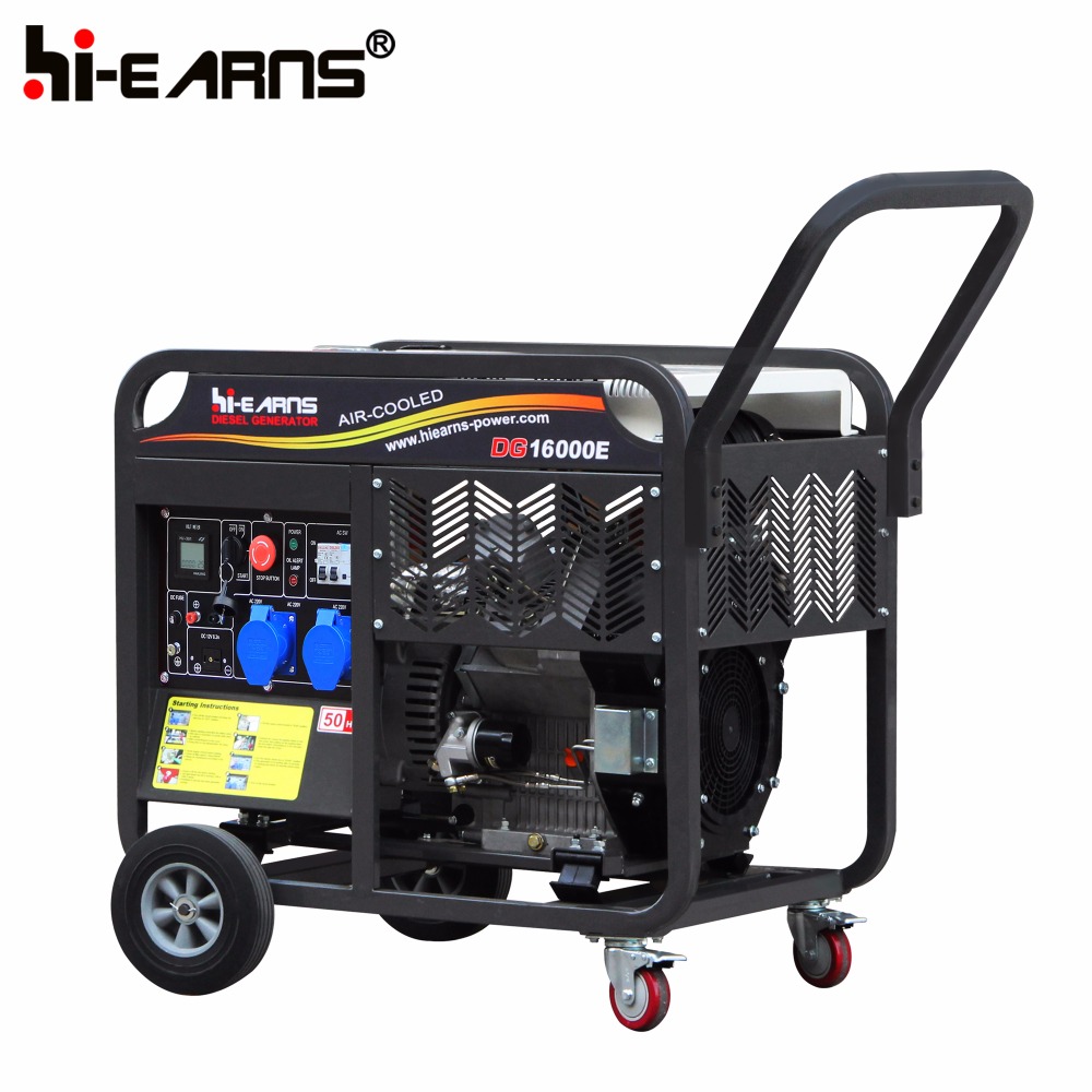 New developed Air-cooled V-twin cylinder 2V92 10kw diesel generator price