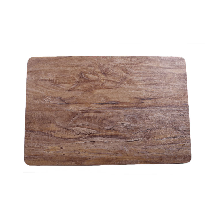 Tabletex Anti-slip waterproof cheap like wooden style pvc plastic placemat