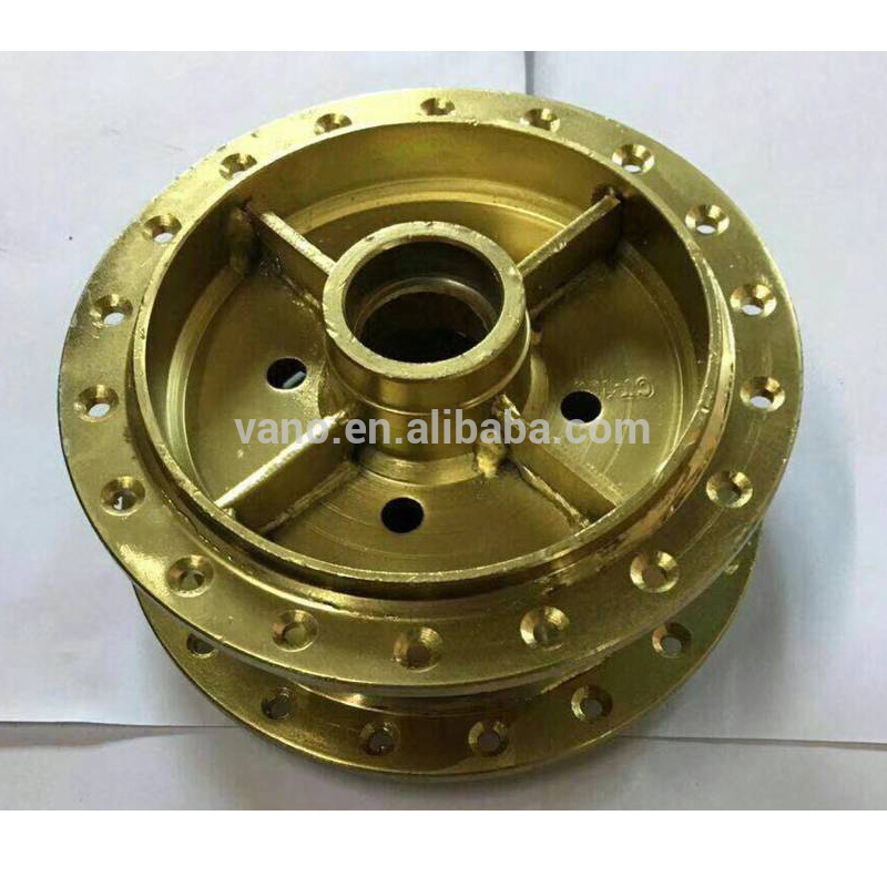 Chromed iron material CT100 motorcycle front rear wheel hub