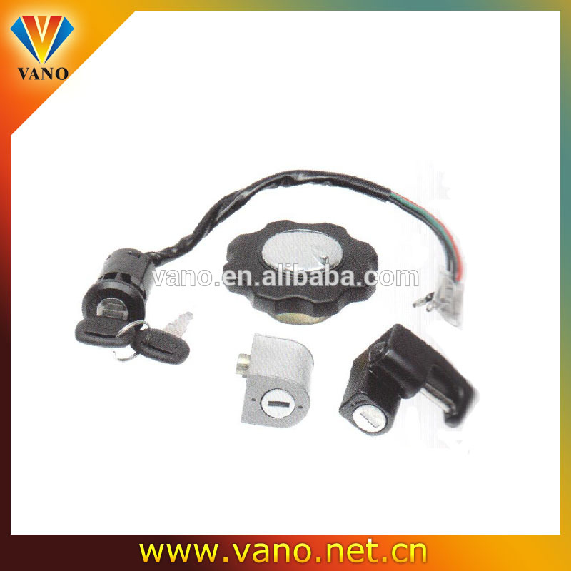 motorcycle lock set for spare parts,ignition switch,fuel tank cap