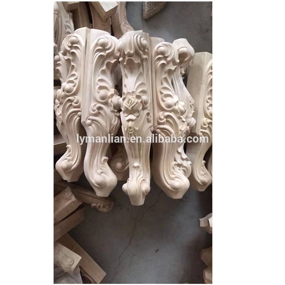 Table Embellishment Carving wood legs