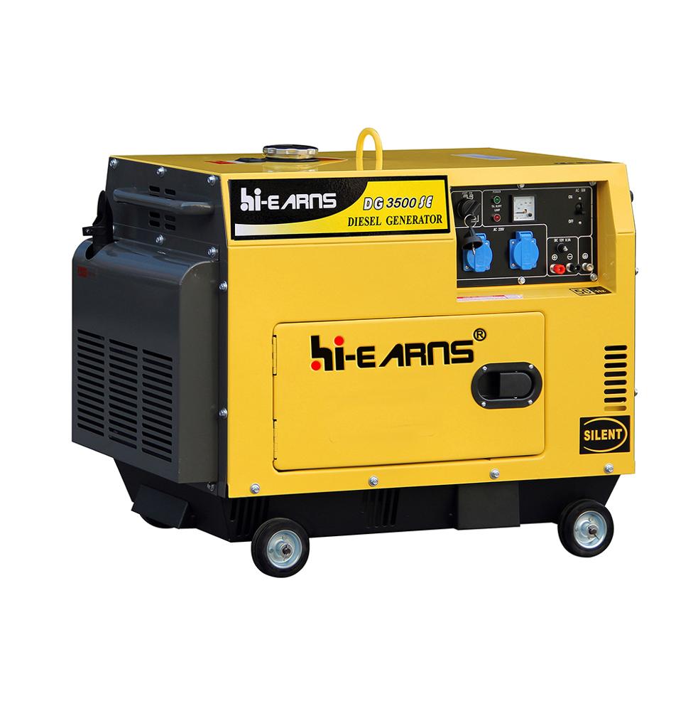 Hot sale 3KW single phase silent type outdoor diesel generator