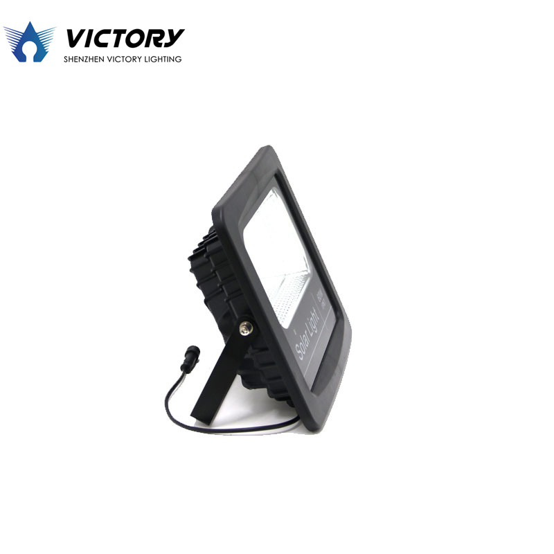 Aluminum IP67 60W 130lm/w bridgelux solar led flood light 3000K-6500K