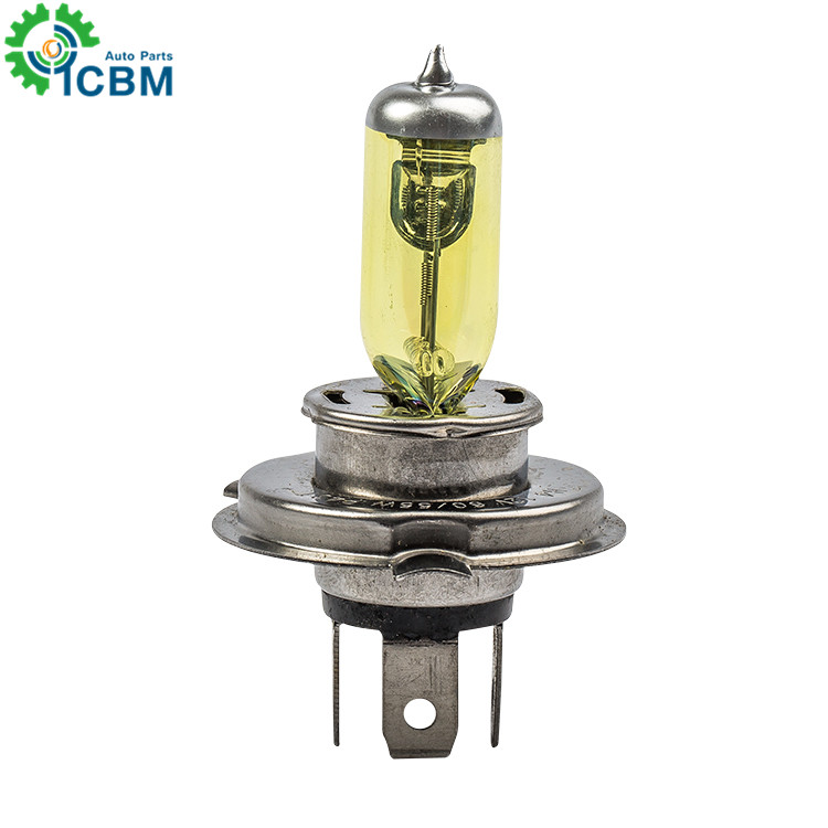 Top European Markets H4 halogen bulb 12v 60/55w P43T/P45T h4 car halogen bulb yellow gold