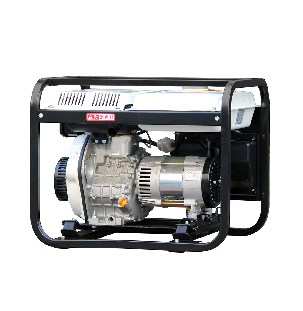 Portable open frame air-cooled 5hp diesel generator DG2500