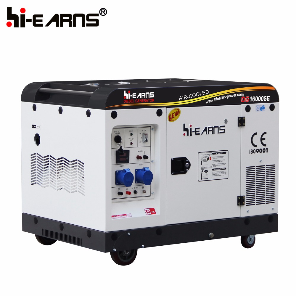 air cooled silent two cylinder diesel generator