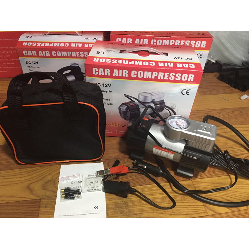 Heavy Duty DC12V 180W Car Air compressor in ABS & Copper