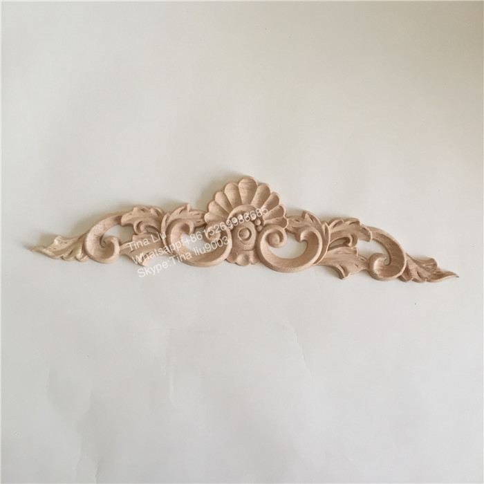 Hand carved wood decorative religious wood applique and onlays