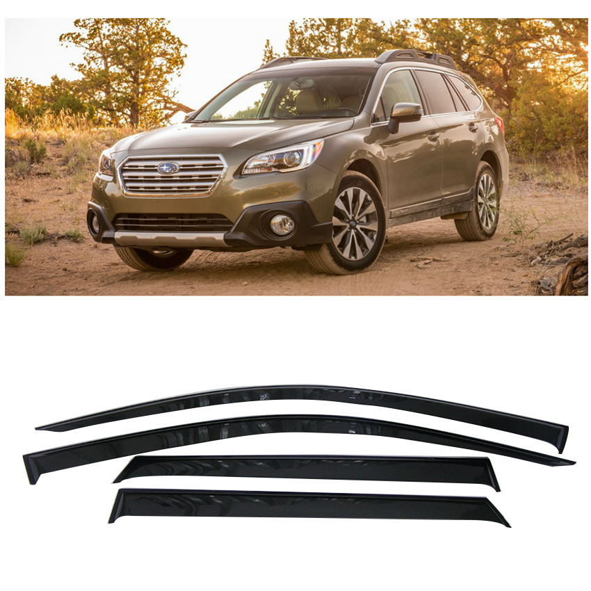 rear window visor Rain Guard Deflector Window Vent Visor