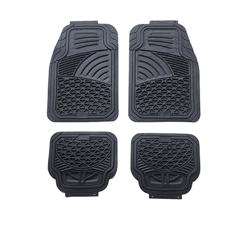 New design 6.0KGS 4pcs/set anti-slip car mats PVC car floor mat